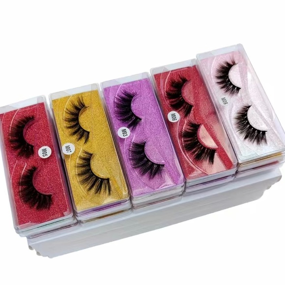 Other - 30 pairs 3D Mink faux eyelashes various sizes. 10 different sizes 3 boxes